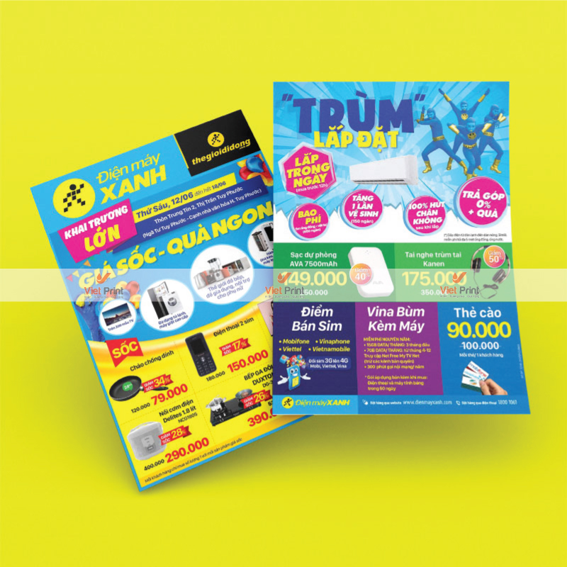 Tăng Hiệu Quả Với Tờ Rơi Đẹp