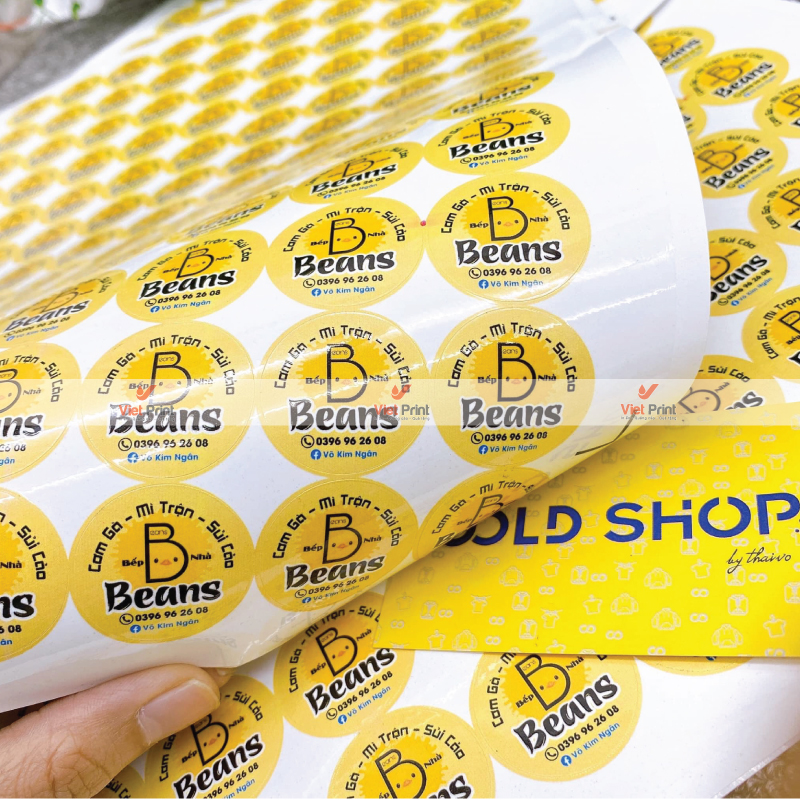 In Tem Nhãn Tại Vietprint - Sáng Tạo Và Chuyên Nghiệp