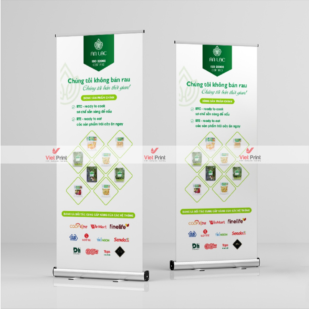 In Standee Tại Viet Print – Nâng Tầm Không Gian Sự Kiện Của Bạn