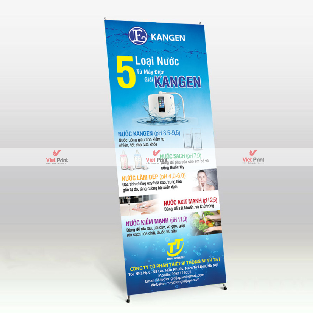 In Standee Tại Viet Print – Nâng Tầm Không Gian Sự Kiện Của Bạn